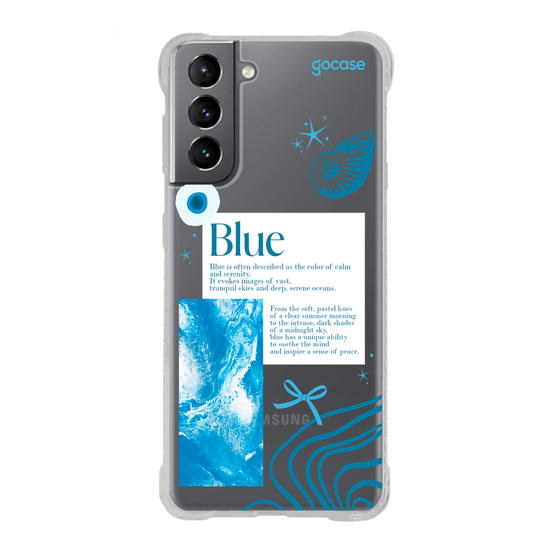 Capinha para celular  Color Elements - Blue