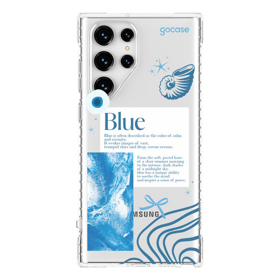 Capinha para celular  Color Elements - Blue