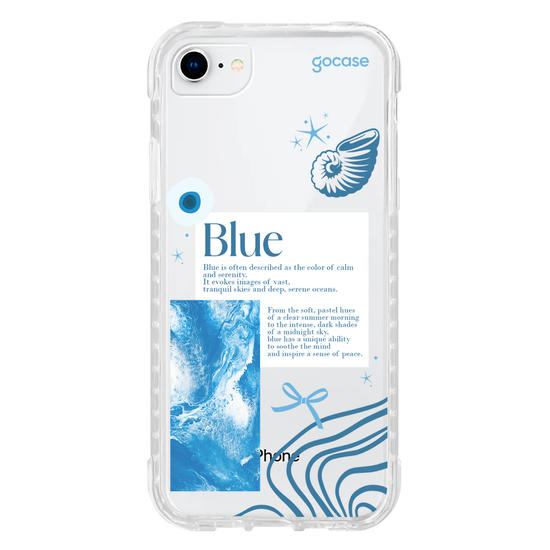 Capinha para celular  Color Elements - Blue
