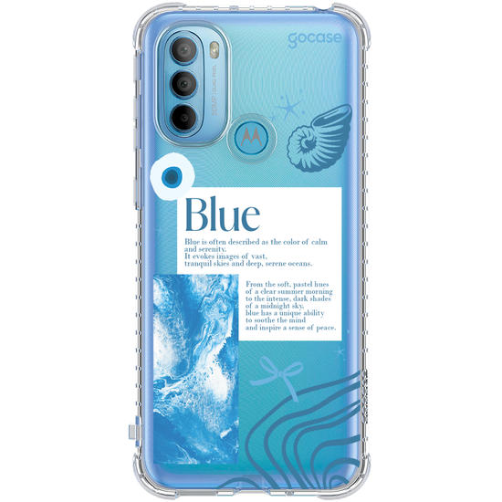 Capinha para celular  Color Elements - Blue