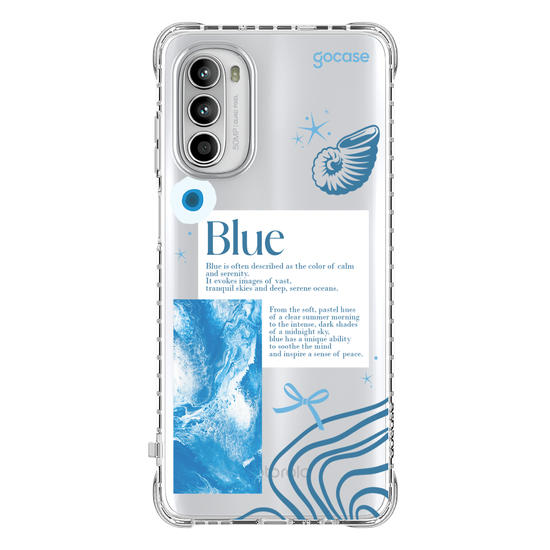Capinha para celular  Color Elements - Blue