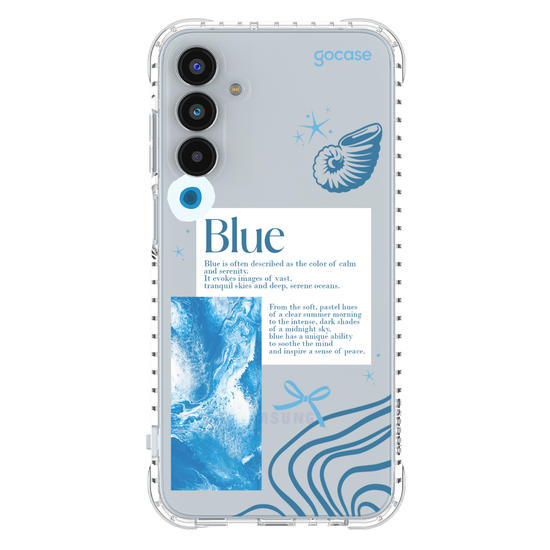 Capinha para celular  Color Elements - Blue