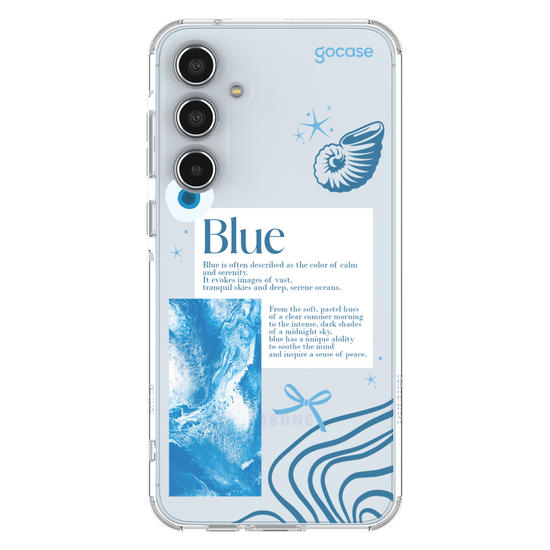 Capinha para celular  Color Elements - Blue