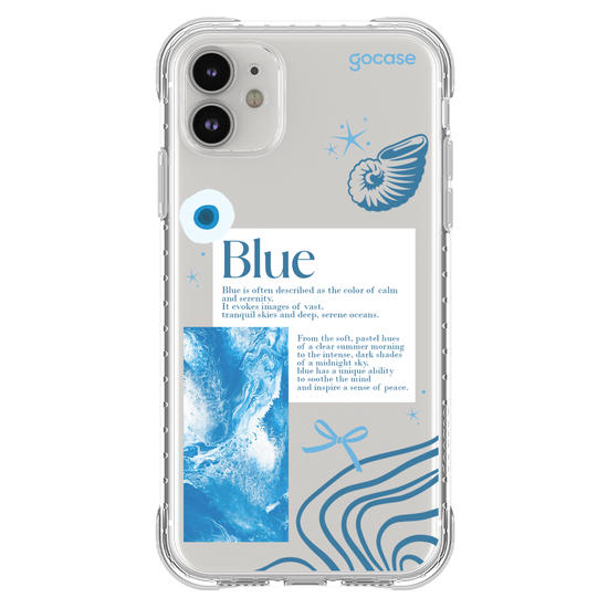 Capinha para celular  Color Elements - Blue