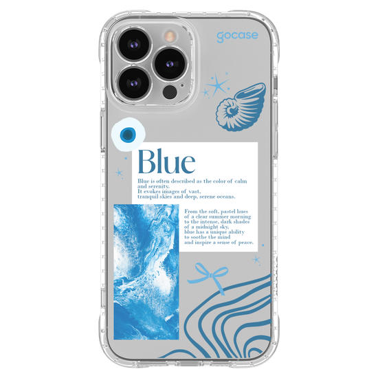 Capinha para celular  Color Elements - Blue