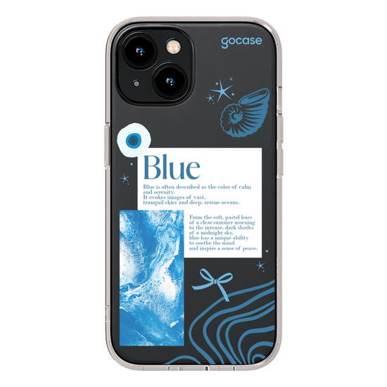 Capinha para celular  Color Elements - Blue