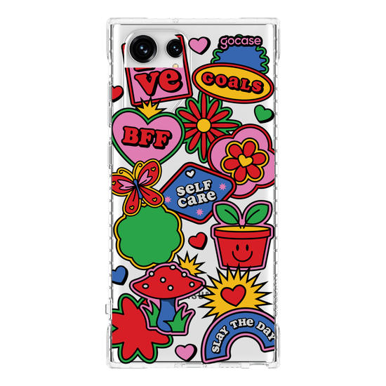 Capinha para celular  Color Pop Stickers