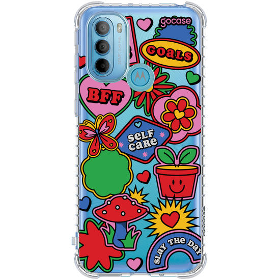 Capinha para celular  Color Pop Stickers