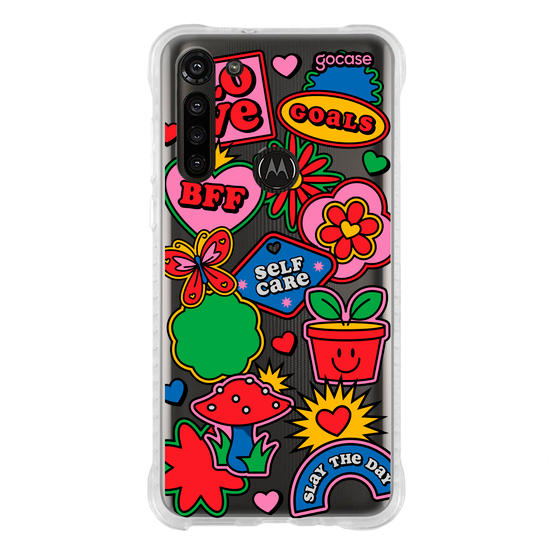 Capinha para celular  Color Pop Stickers