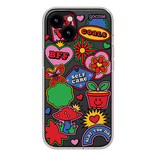 Capinha para celular  Color Pop Stickers