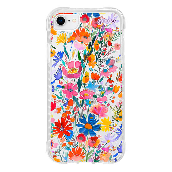 Capinha para celular Colorful Flowers