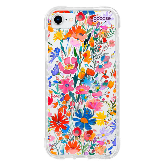 Capinha para celular Colorful Flowers