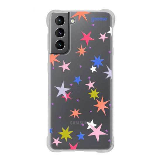 Capinha para celular  Colorful Funny Stars