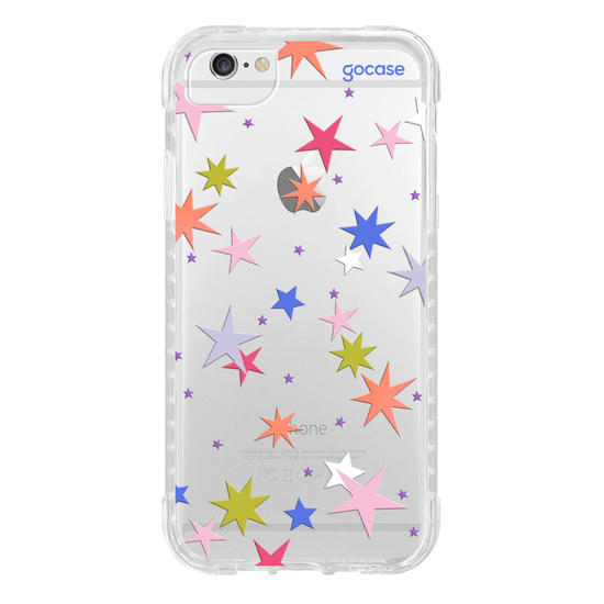 Capinha para celular  Colorful Funny Stars