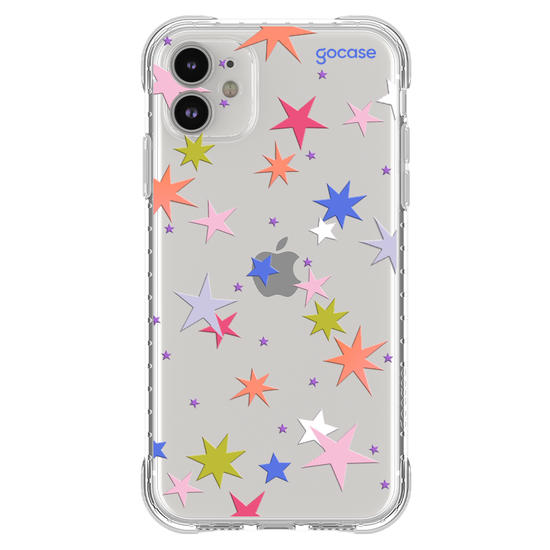 Capinha para celular  Colorful Funny Stars