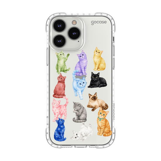 Capinha para celular  Colorful Kitty Cats