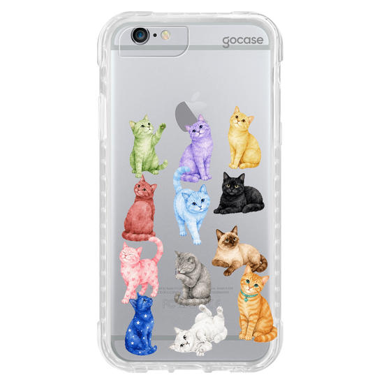 Capinha para celular  Colorful Kitty Cats