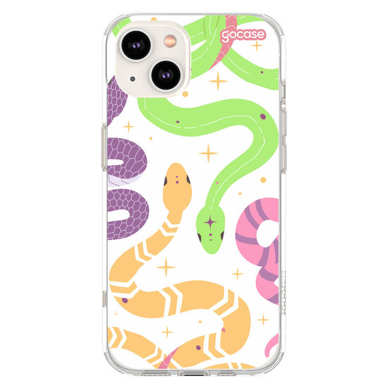 Capinha para celular  Colorful Snakes