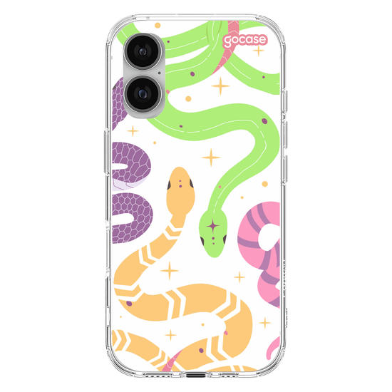 Capinha para celular  Colorful Snakes