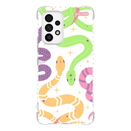 Capinha para celular  Colorful Snakes