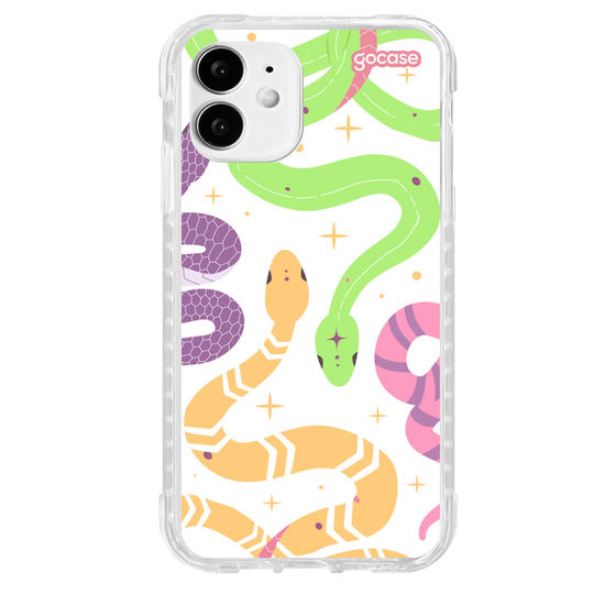 Capinha para celular  Colorful Snakes