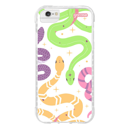 Capinha para celular  Colorful Snakes