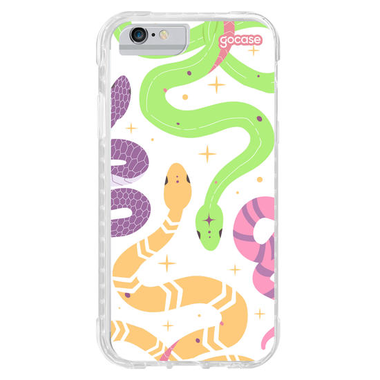 Capinha para celular  Colorful Snakes