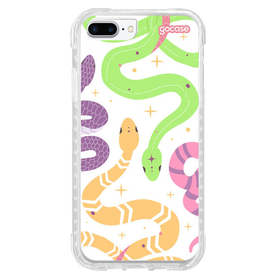 Capinha para celular  Colorful Snakes