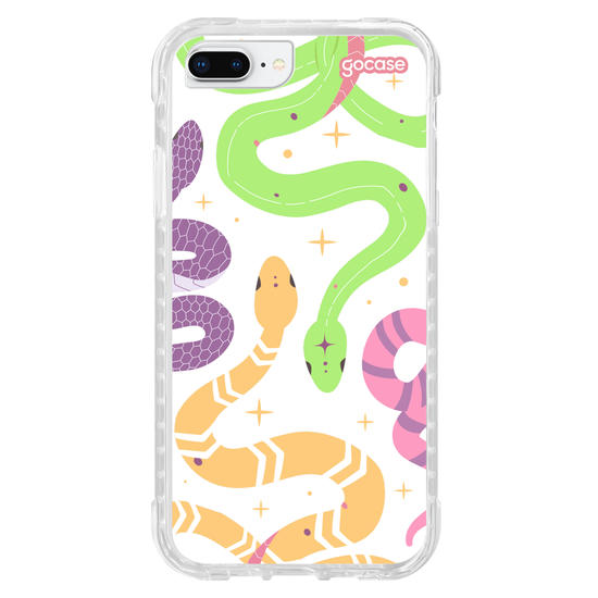 Capinha para celular  Colorful Snakes