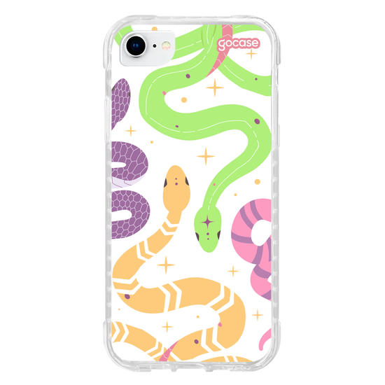 Capinha para celular  Colorful Snakes