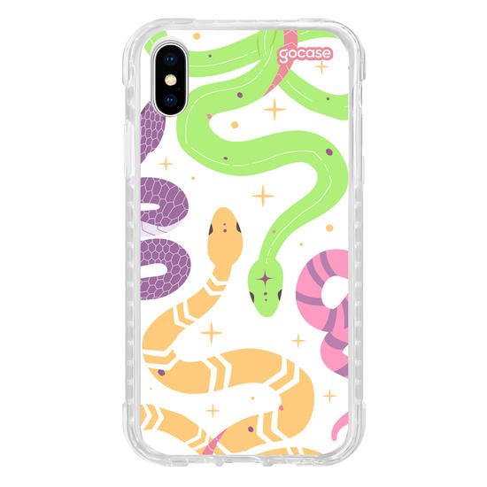 Capinha para celular  Colorful Snakes