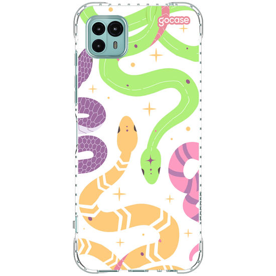 Capinha para celular  Colorful Snakes