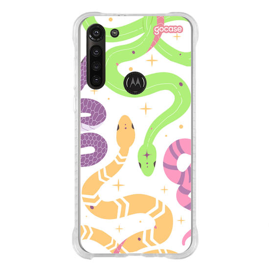 Capinha para celular  Colorful Snakes