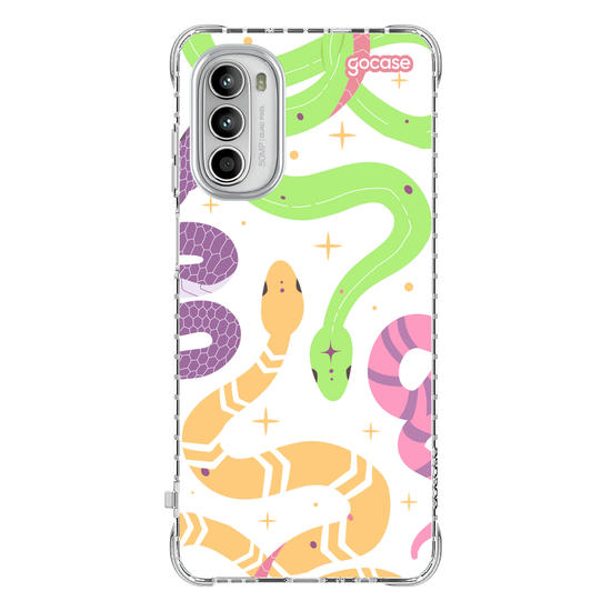 Capinha para celular  Colorful Snakes