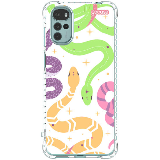 Capinha para celular  Colorful Snakes