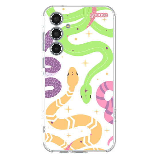 Capinha para celular  Colorful Snakes