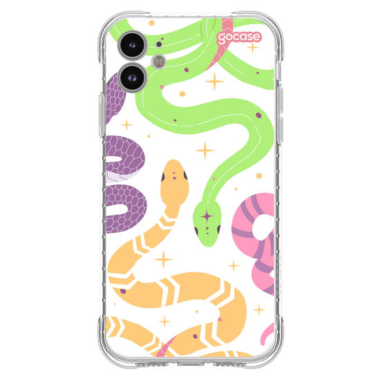 Capinha para celular  Colorful Snakes