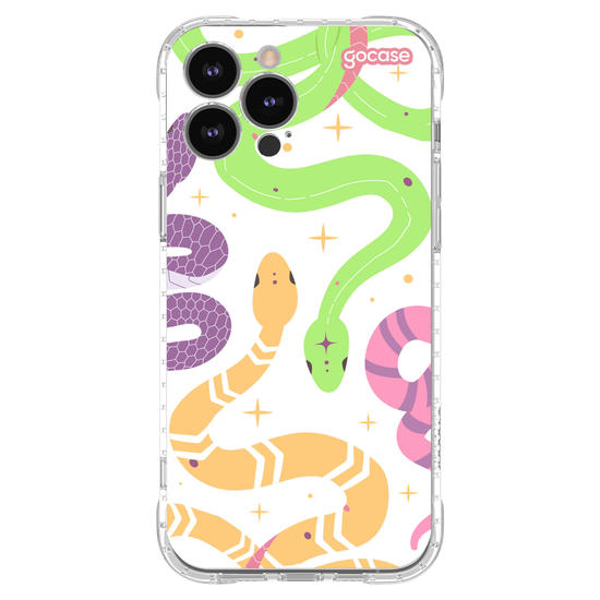 Capinha para celular  Colorful Snakes