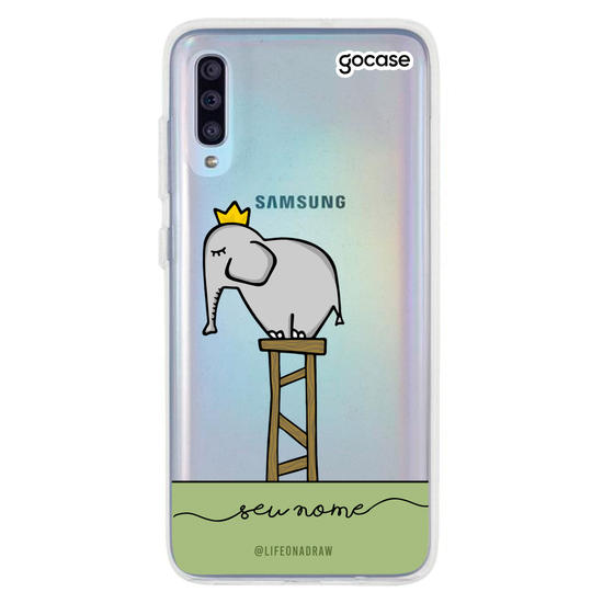 Capinha para celular Com amor, Elefante