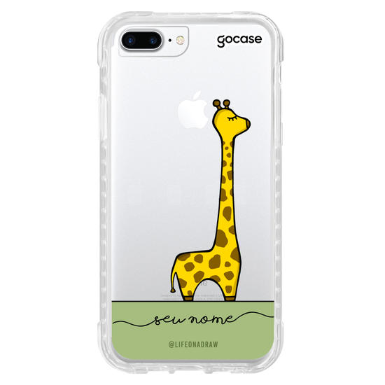 Capinha para celular Com amor, Girafa
