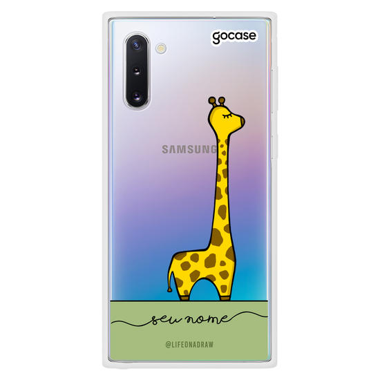 Capinha para celular Com amor, Girafa