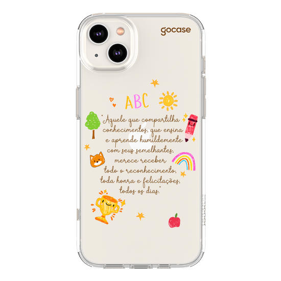 Capinha para celular  Com Carinho, Profe