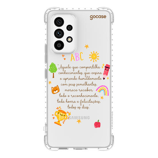 Capinha para celular  Com Carinho, Profe