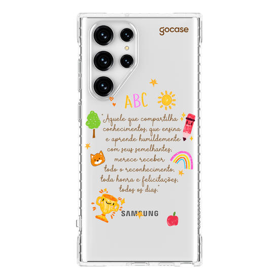 Capinha para celular  Com Carinho, Profe