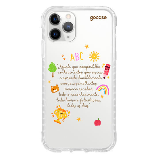 Capinha para celular  Com Carinho, Profe