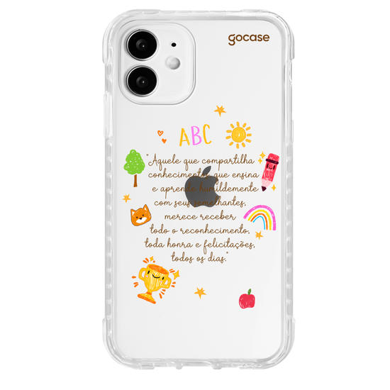 Capinha para celular  Com Carinho, Profe