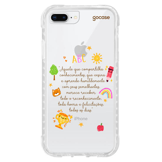 Capinha para celular  Com Carinho, Profe