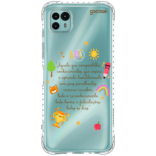 Capinha para celular  Com Carinho, Profe
