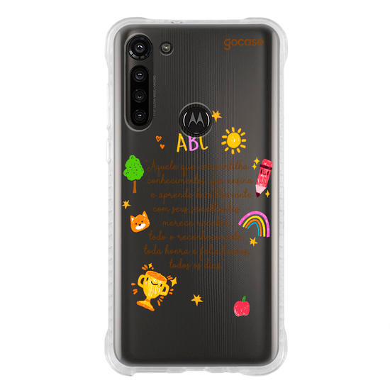 Capinha para celular  Com Carinho, Profe