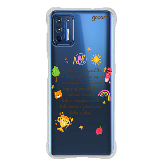 Capinha para celular  Com Carinho, Profe
